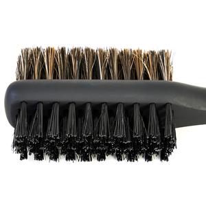 Champion Barbers Fade Brush Barbering, Facial Hair Brush Shaving Comb, Beard Brush for Men-Hard & Soft Barber Brush, Male Mustache Brush Solid Wood Haircare Heatless