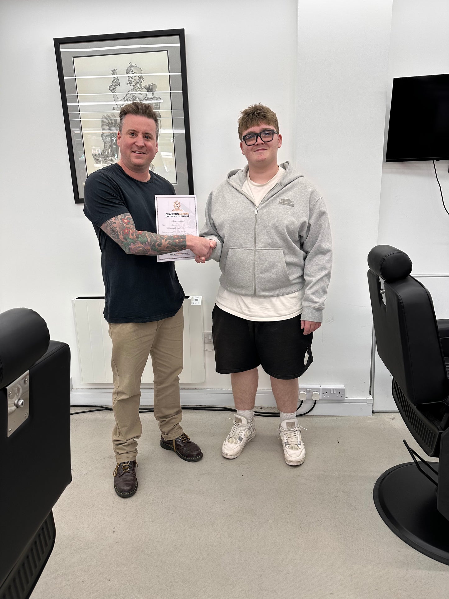 Help Up Complete Barbering Course Part time 2 days a week over 25 weeks = 50 days 350 hours (Tue to Fri) start 27 June 2025