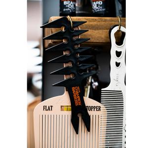 Champion Barbers Professional Barbers Comb-3 in 1 Styling Comb-Hair Detangling and Texture Comb-Wide Tooth Comb Great for Afro, Wet or Curly Hair Haircare Heatless