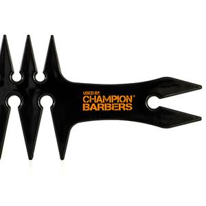 Champion Barbers Professional Barbers Comb-3 in 1 Styling Comb-Hair Detangling and Texture Comb-Wide Tooth Comb Great for Afro, Wet or Curly Hair Haircare Heatless