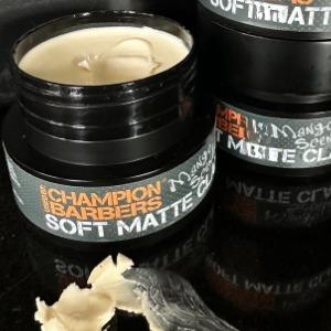 Champion Barbers Hair Wax for Men-Matt Hair Clay Men 80ml- Achieve Effortless Hairstyles Using Our Matt Hair Wax with Strong Hold and Natural Matt Finish Styling Wax (Mango Scented) Gel Haircare