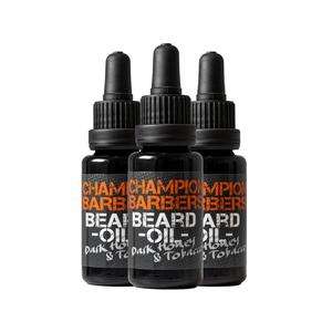 Champion Barbers 20ml Scented Beard Oil and Beard Brush for Men for Grooming Mastery-Beard Growth Oil for Men for Grooming Beard and Mustache with Premium Hard & Soft Fade Brush